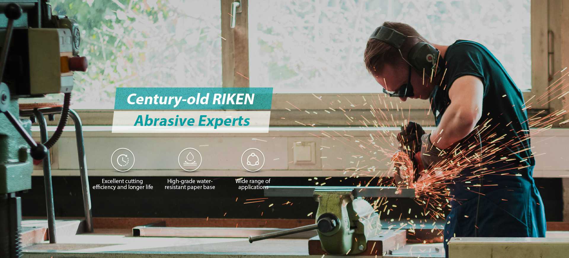 Century-old RIKEN, Abrasive Experts