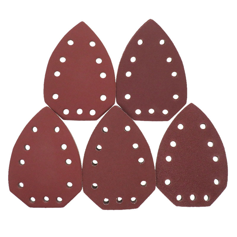 ,Triangle Sanding Pad,Hook and Loop Velcro Abrasive Sandpaper Disc,Hook Sanding Paper Sets,