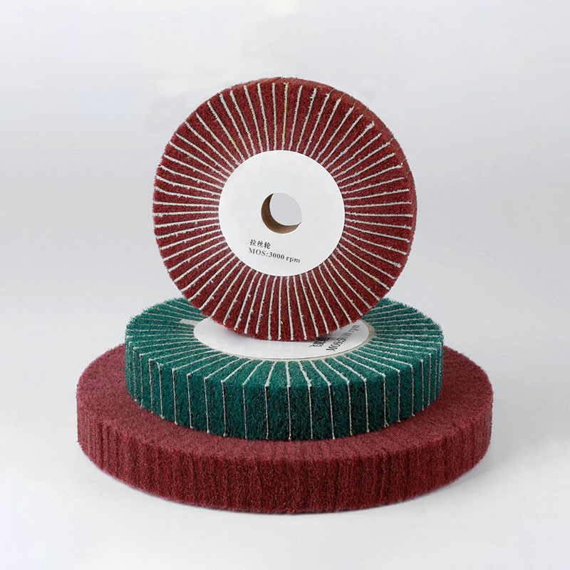 RF05W Electric Emery Cloth Wire Drawing Polishing Grinding Wheel  for Stainless Steel