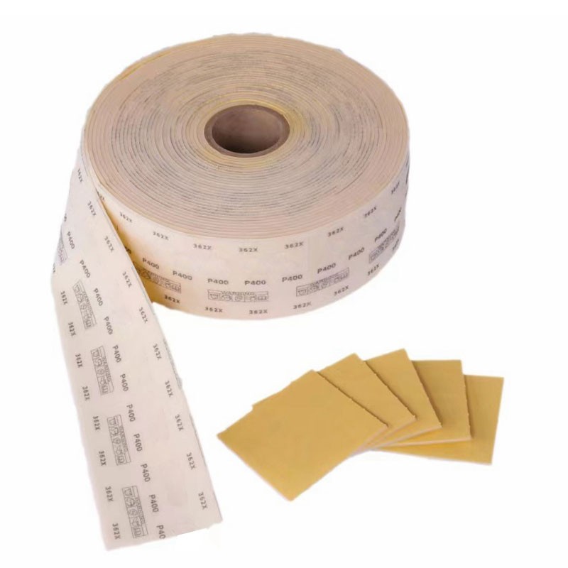 RF10S  Yellow Sponge sponge-backed sandpaper Roll for Auto Painting Removal