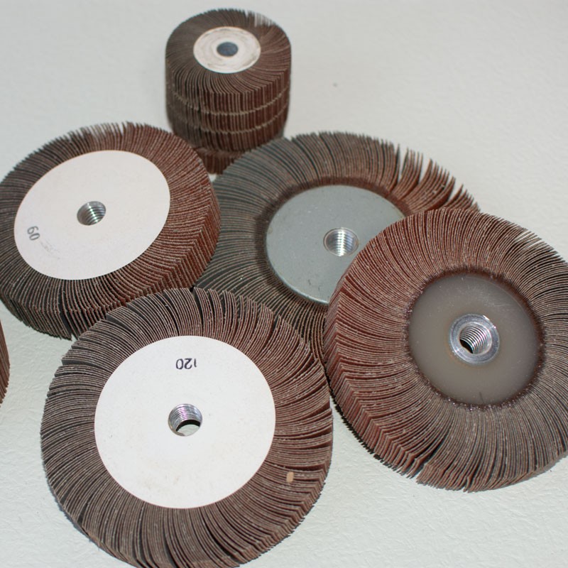 RF08H  Unmounted Flap Wheel for Grinding Pan or Kettle