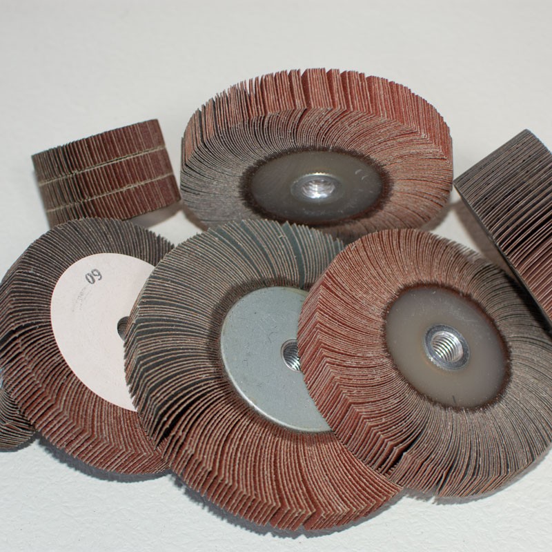 RF08H  Unmounted Flap Wheel for Grinding Pan or Kettle