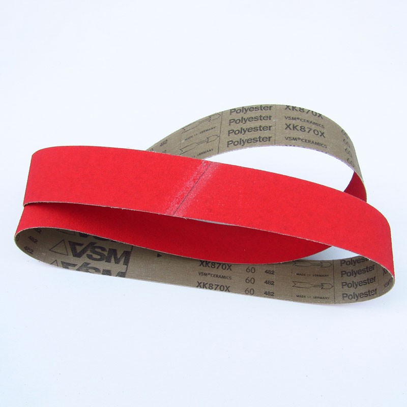 RBC07 30 Pack 1 X 30 Inch Ceramic Sanding Cloth Abrsive Belt Roll for Diamond