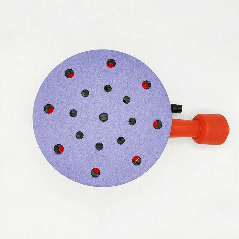 RC03D 6inch Purple Film Backing Hook&Loop Ceramic Sanding Polishing Abrasive Velcro Disc for Auto Car Body