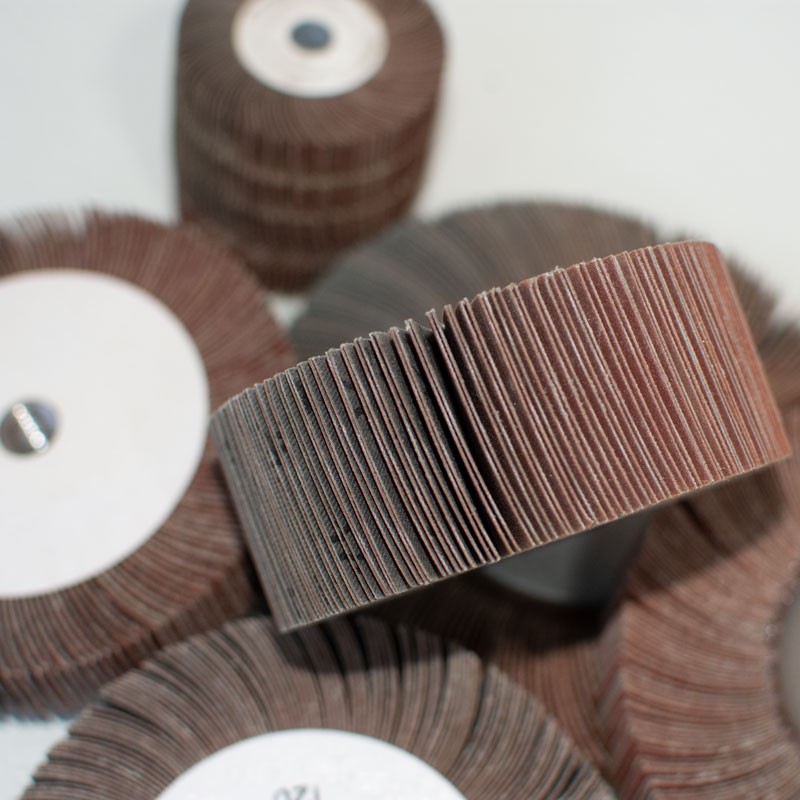 RF08H  Unmounted Flap Wheel for Grinding Pan or Kettle