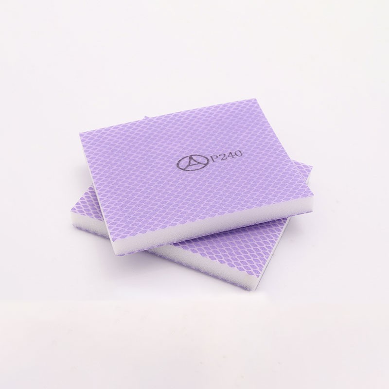 RF08S 120*100*12mm Pyramid Sponge Sanding Block for Cleaning P60-320