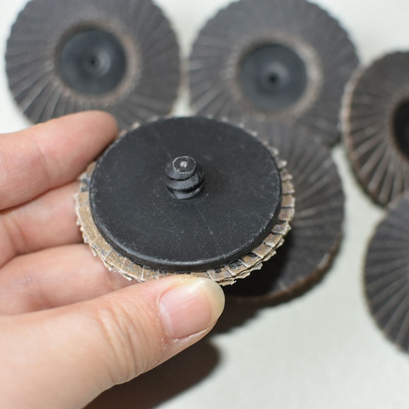 R07Q VSM ceramic curved quick change mini flap discs for corners