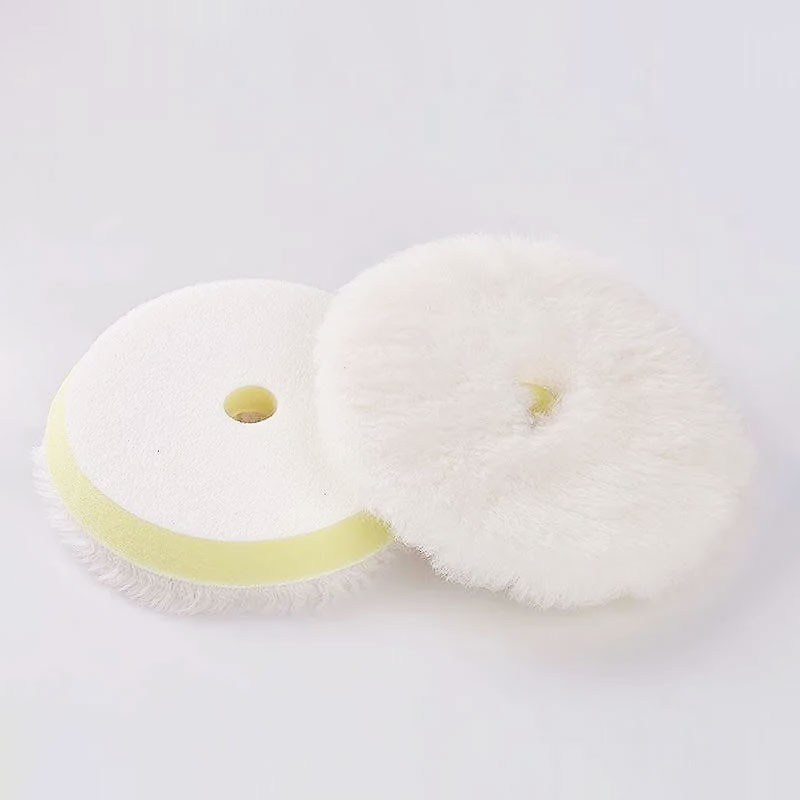 RF06X  Wool Felt Disc  with Fiberglass Backing Plate for Car Polishing
