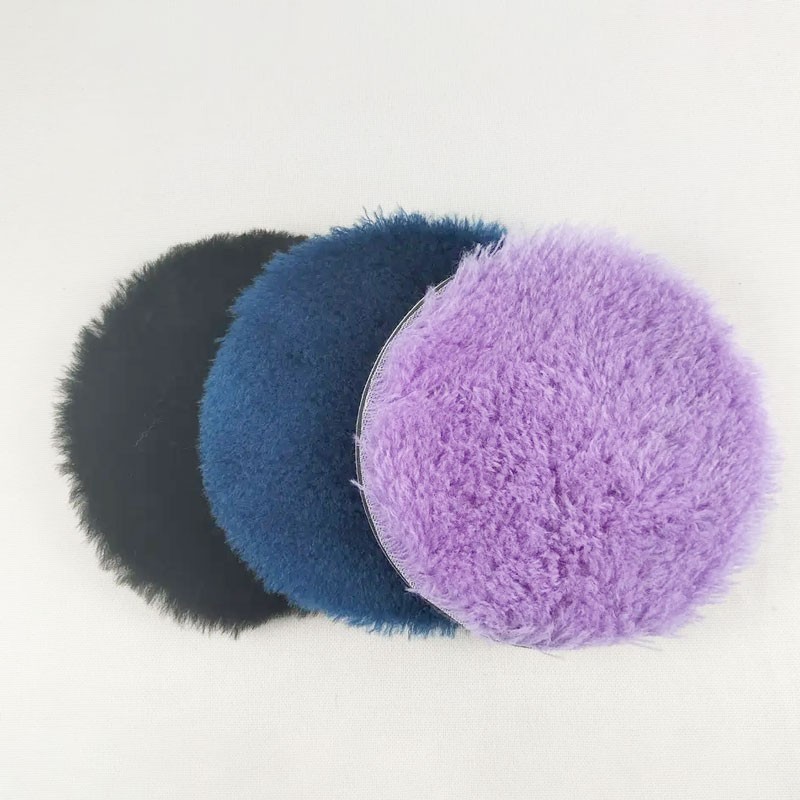 RF06X  Wool Felt Disc  with Fiberglass Backing Plate for Car Polishing