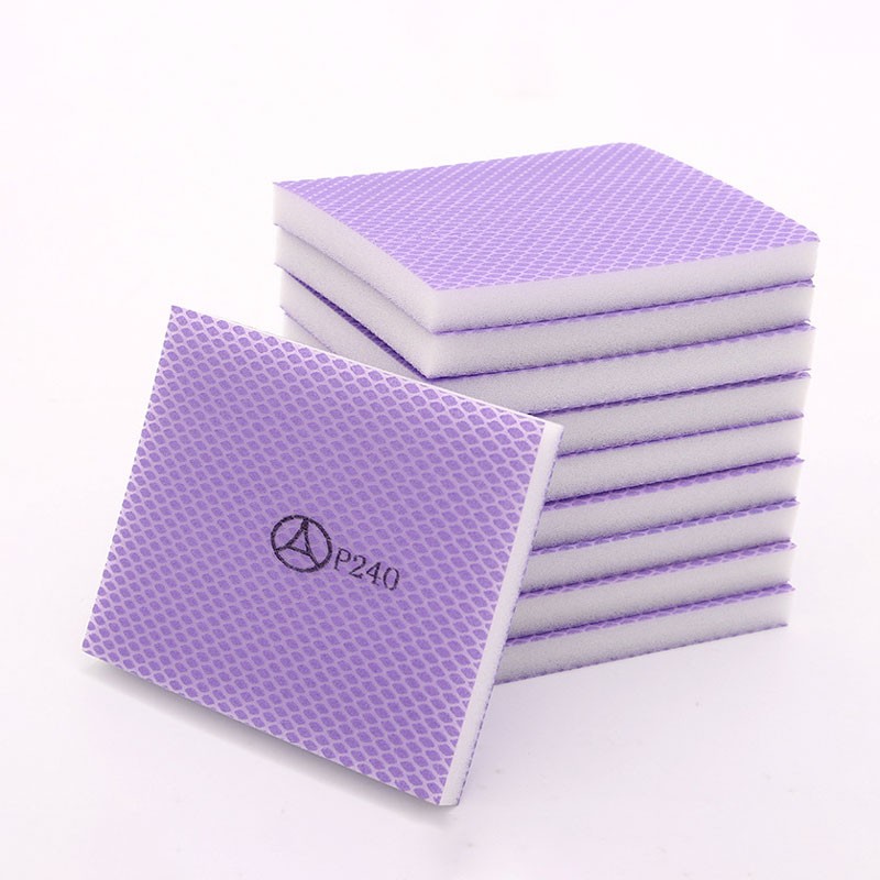 RF08S 120*100*12mm Pyramid Sponge Sanding Block for Cleaning P60-320