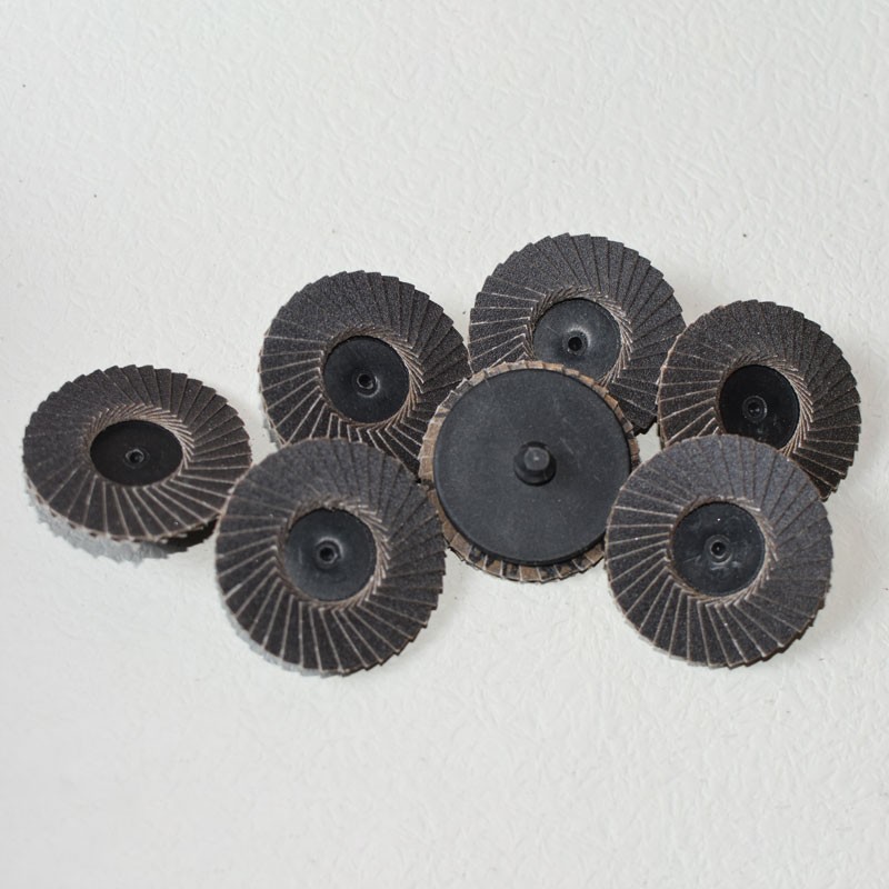 R07Q VSM ceramic curved quick change mini flap discs for corners