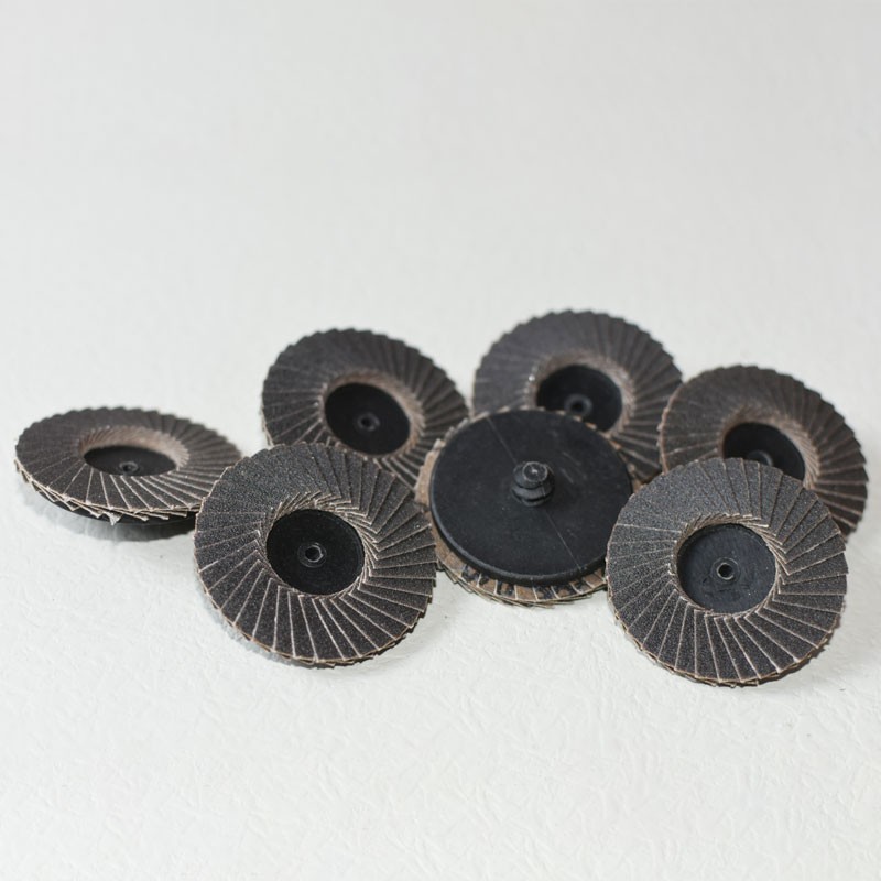 R07Q VSM ceramic curved quick change mini flap discs for corners