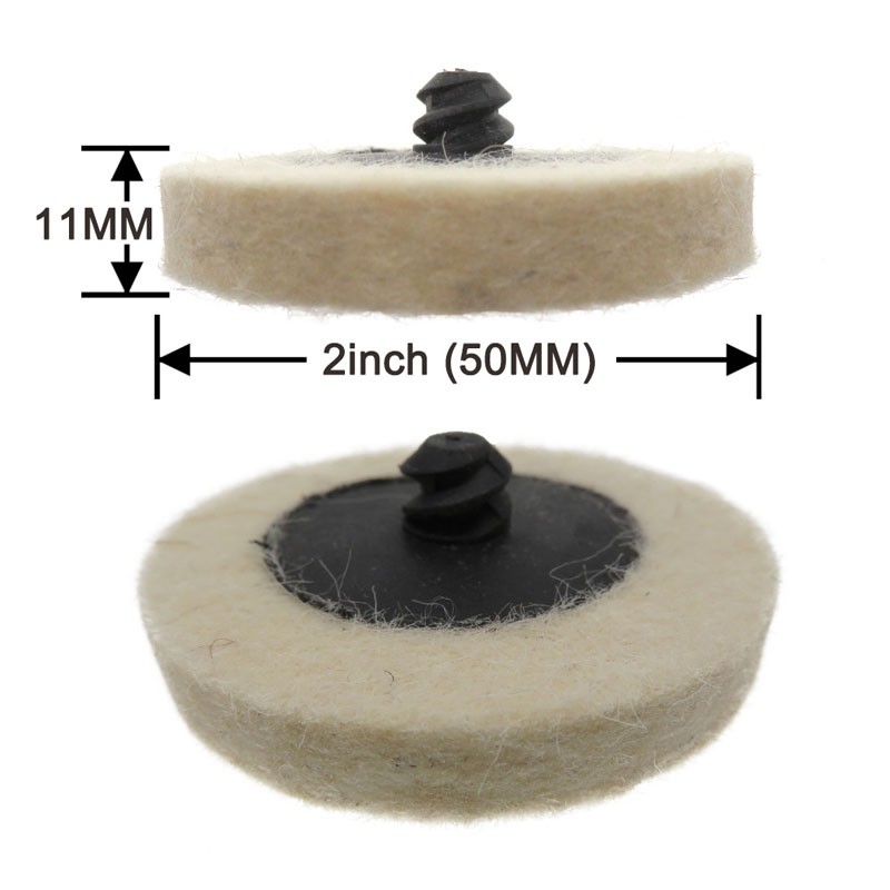 RF03X  Split Lap wool felt polishing wheel
